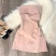 韩系风粉色立体蝴蝶结抹胸连衣裙女春夏季纯欲风辣妹收腰短裙子