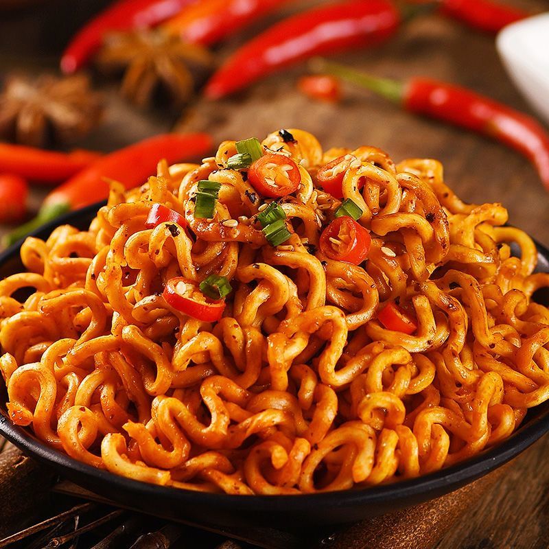 韩太火鸡面粗面韩式方便面速食细面超辣甜辣火鸡拌面大分量一整箱