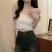 香芋紫网纱设计感小众背心女夏季甜辣风吊带外穿内搭短款美背上衣
