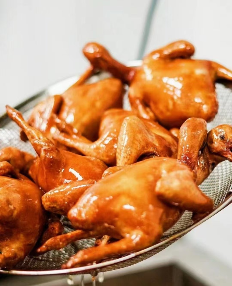 广式生腌脆皮乳鸽半成品酒店商超餐饮店一手货源