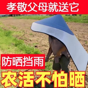 防晒遮阳服全身隔热农用上地干活防晒帽斗笠防风防雨帽子