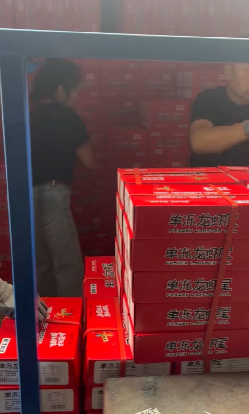 精品虾尾礼盒三斤装带料包三级正品湖北稻田虾团购电商