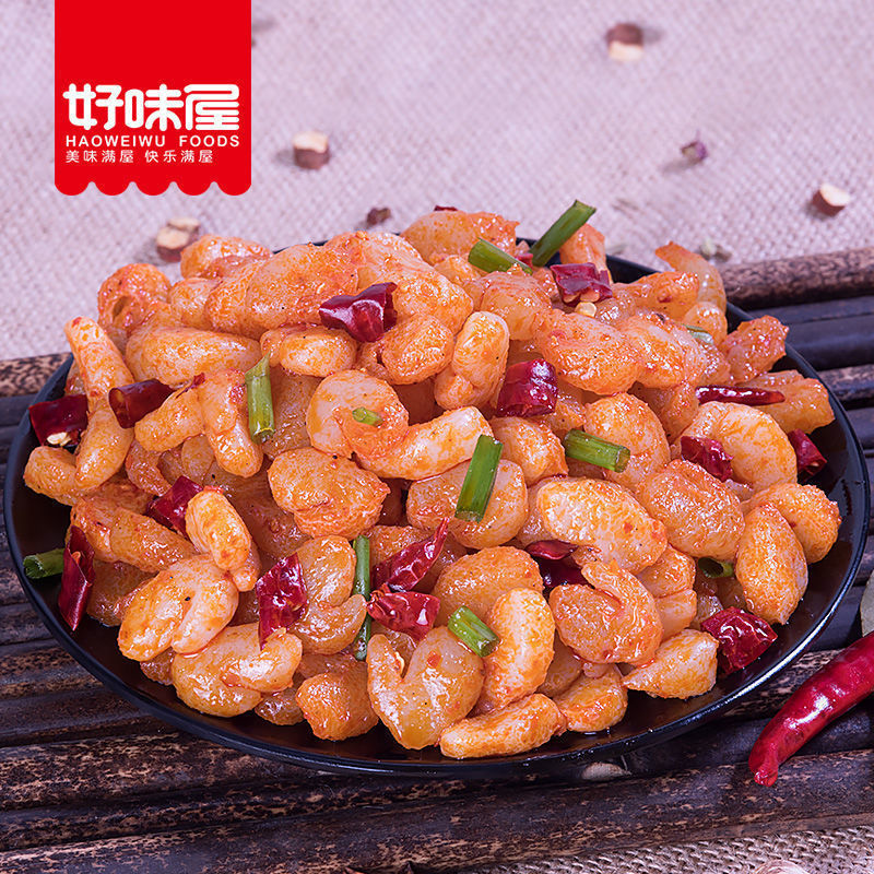 好味屋魔芋素虾仁小龙虾香辣魔芋爽丝素食麻辣条散装休闲小吃零食