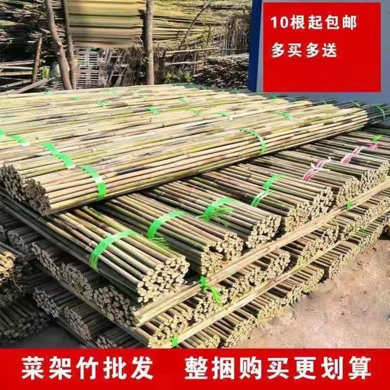 竹杆子竹子杆搭架菜园葡萄豆角黄瓜架杆花园栅栏篱笆爬藤花支