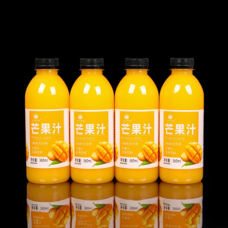 芒果汁果味饮料360ml*瓶一整箱批发特价工厂直发低糖0脂果