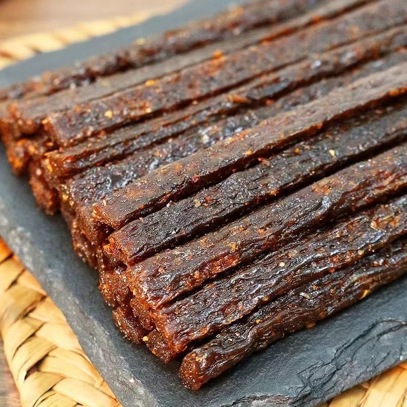 【超长】一根豆角干辣条牛筋素**辣条香辣麻辣网红零食休闲小吃