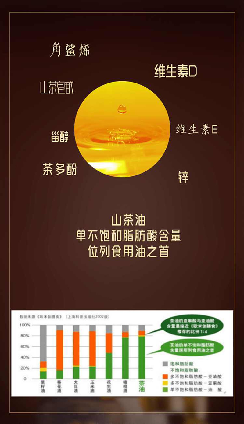 常林农耕山茶油物理冷榨地标产品纯山茶油无任何添加