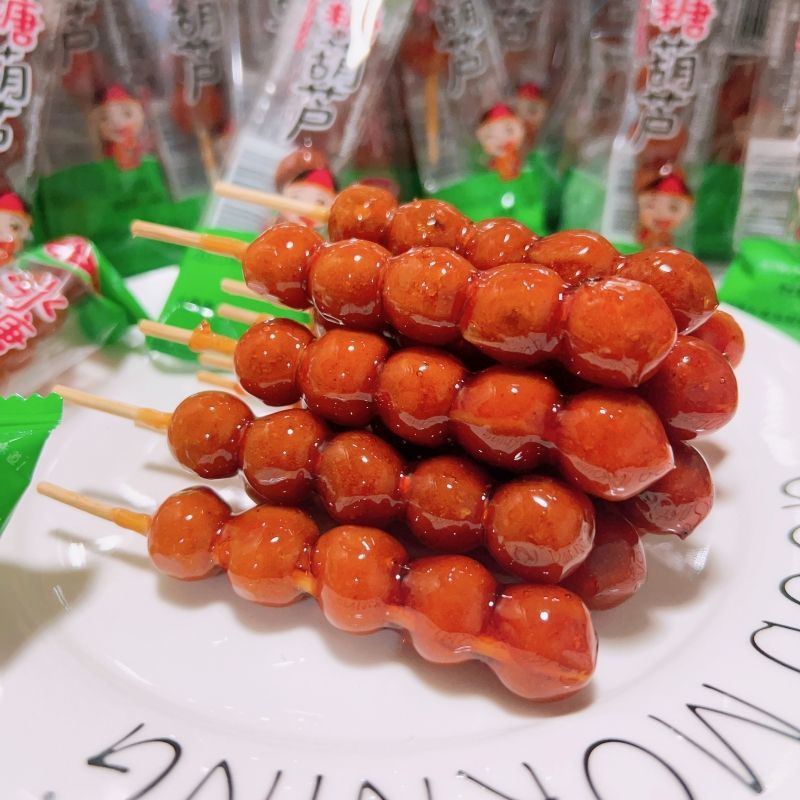 冰糖葫芦山楂球酸甜开胃蜜饯果脯关里红山楂片儿童网红休闲零食