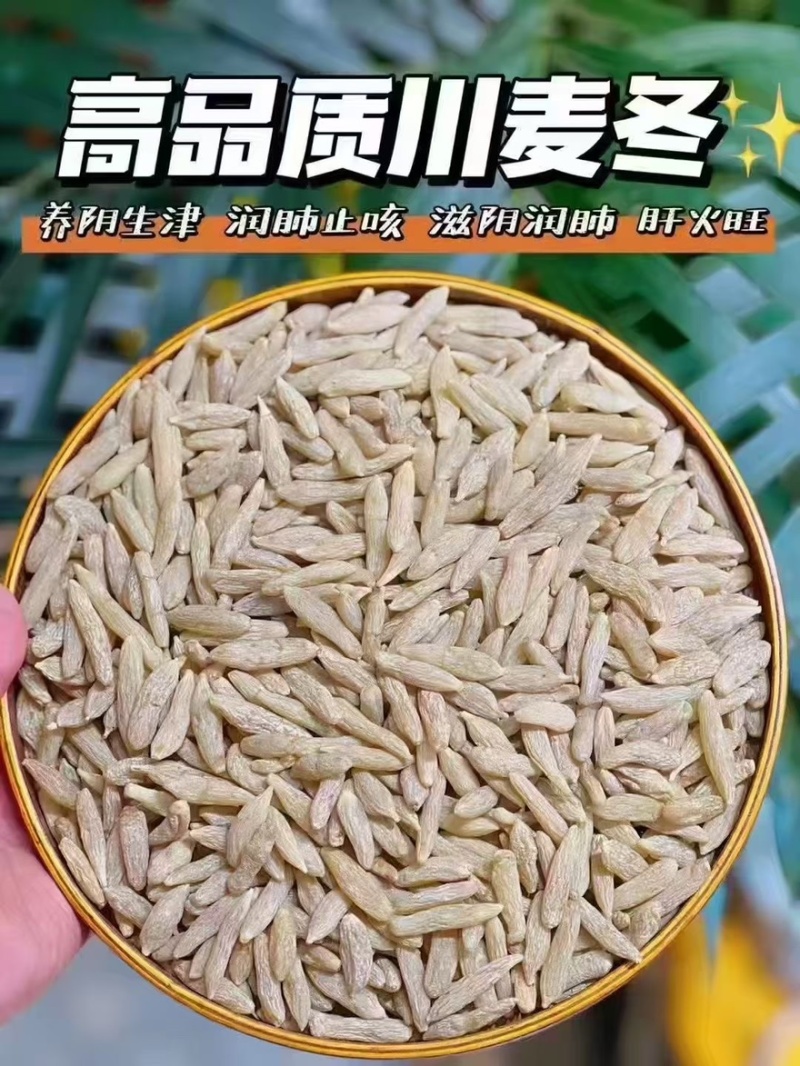 【每日推荐】四川绵阳精品麦冬产地直发品质保障可视频看货