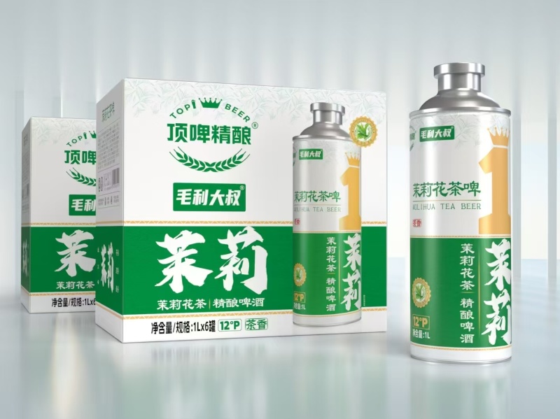原浆精酿啤酒一升每箱六瓶源头厂家批发