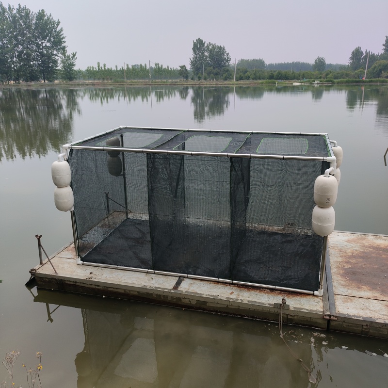 养鱼隔离存鱼养虾网箱悬浮漂浮鱼护全框架骨架支架带盖农家乐