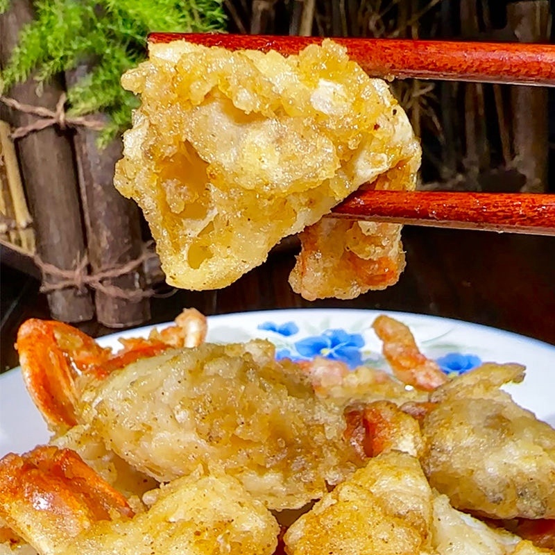 【香辣蟹】香酥蟹酥脆海鲜半成品酒店下酒菜天妇罗油炸螃蟹