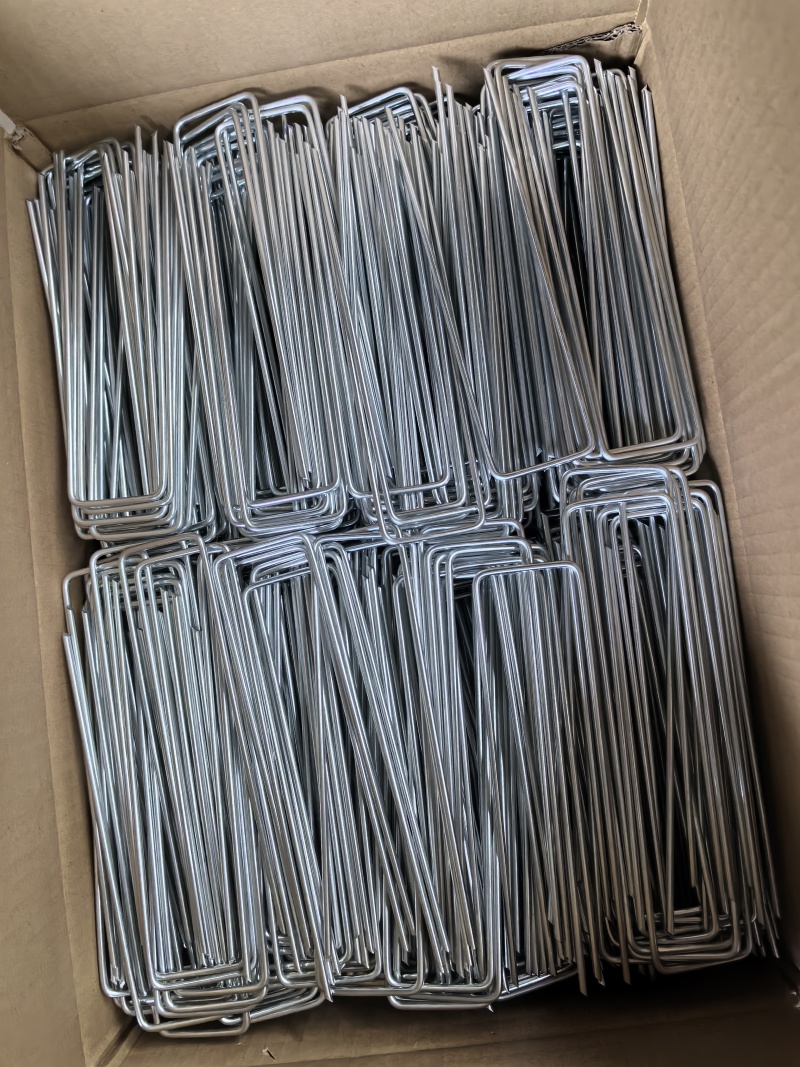 厂家直供U型钢钉防草布专用钉人工草坪专用钉