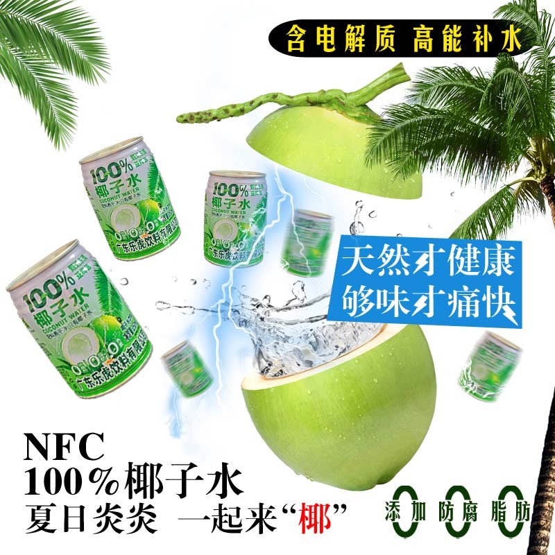清爽一夏椰子水