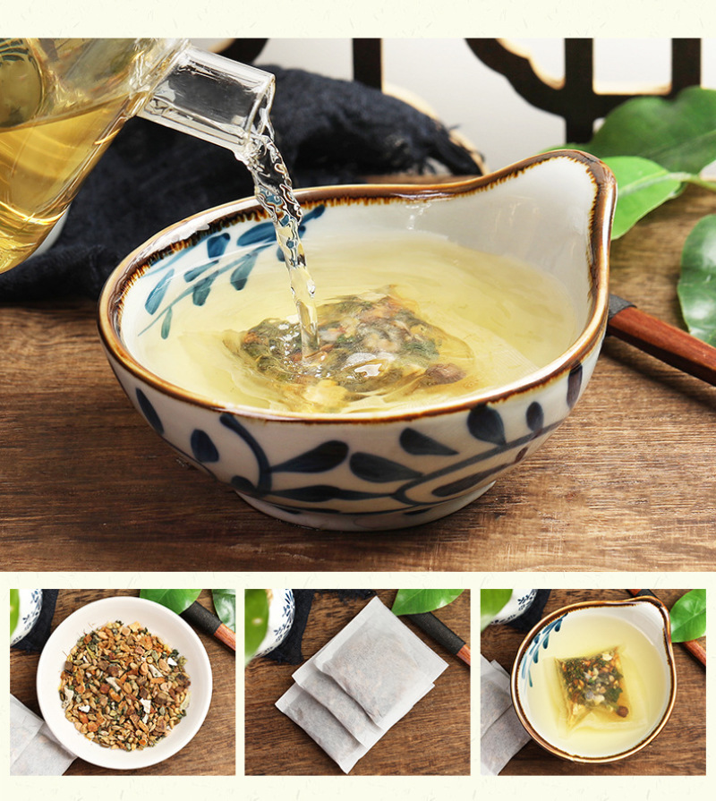 淳滋堂玉米须桑叶茶盒装三150克降/30包压养生花草