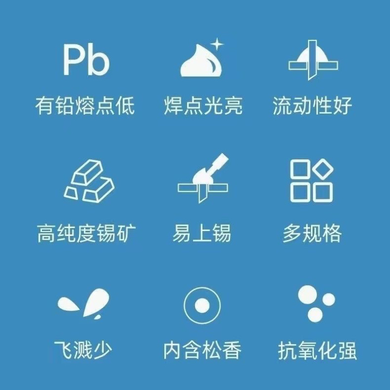 高纯度松香芯焊锡丝低温焊锡0.8mm锡线焊铜镍家用电烙