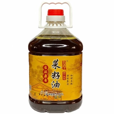 【假一罚十】农香王四川菜籽油农家自榨非转基因食用油5/10斤