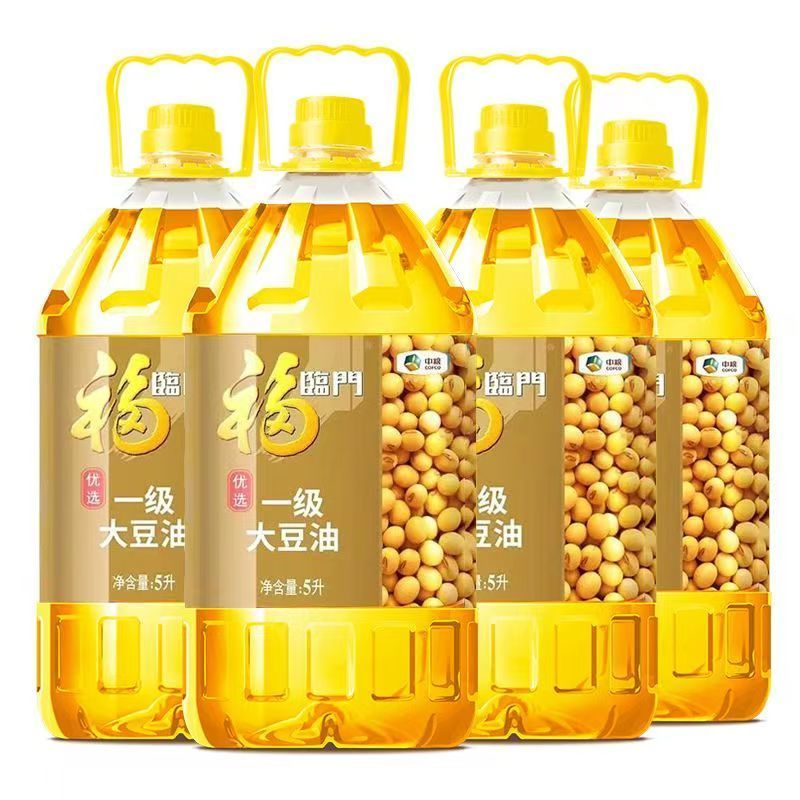福临门优选一级大豆油5L*1桶转基因优选大豆原料中粮出品