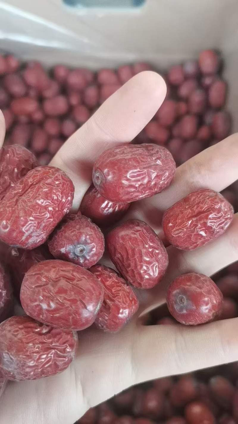 新疆无核香酥嘎嘎脆油炸枣，新疆灰枣制作油炸枣！