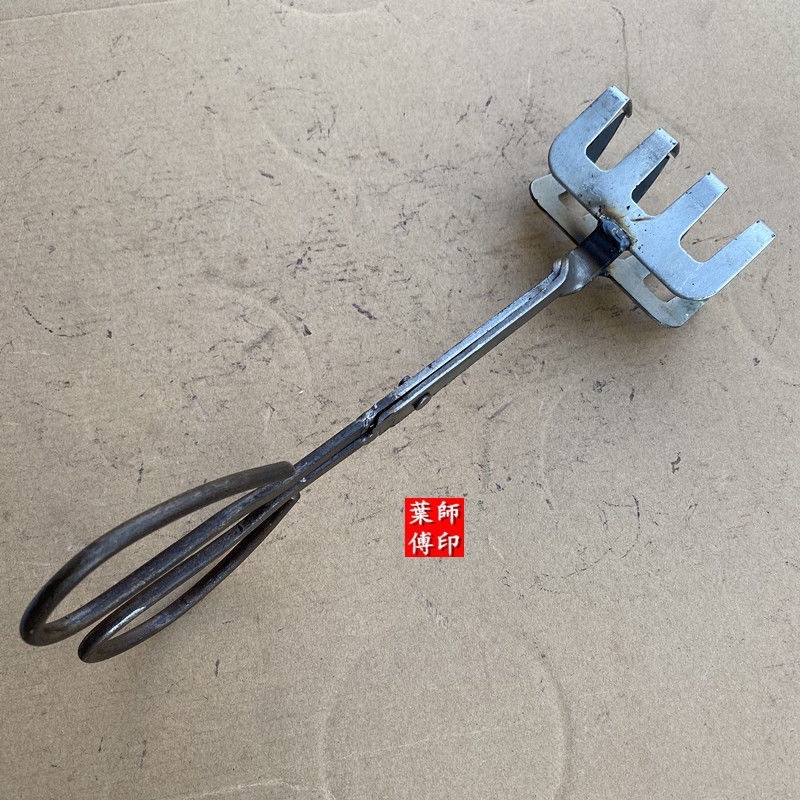 手工夹钳抓钉钳捡毛栗子夹烧烤碳工具打铁钳垃圾夹子铁钉