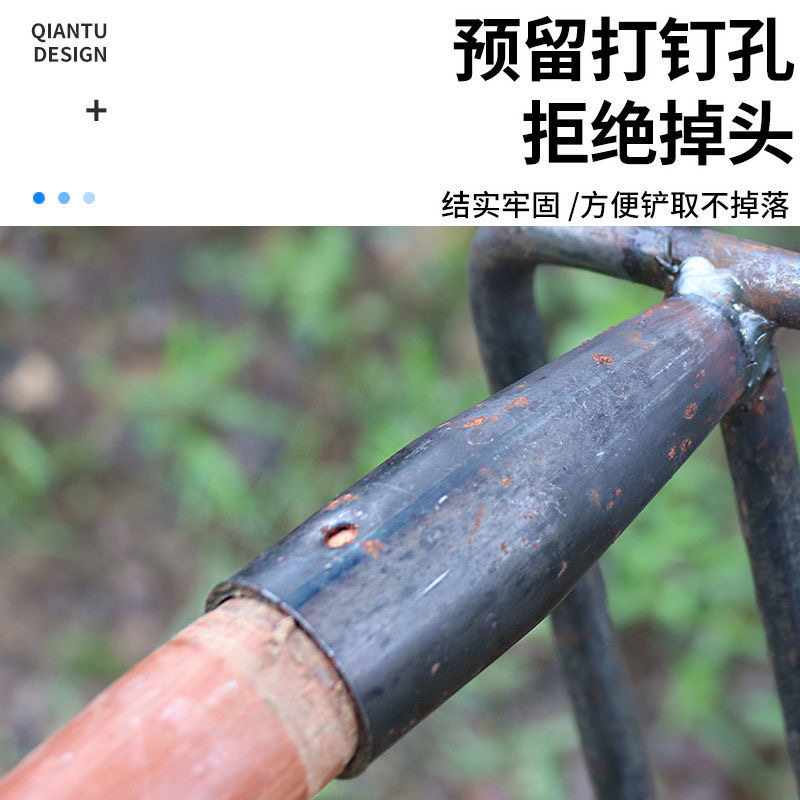 钢耙多齿耙子二齿三齿四齿耙赶海翻地刨红薯花生除草家用