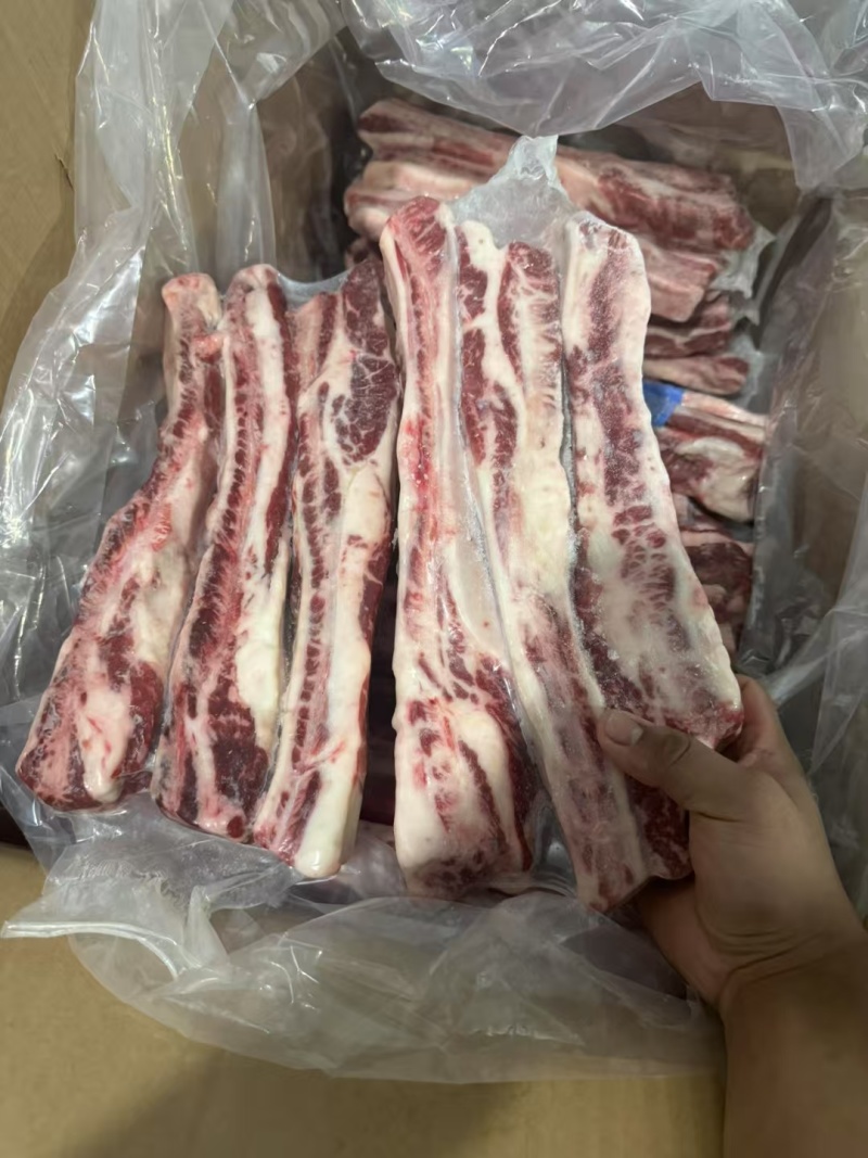 和牛牛肋条高端雪花牛肉烧烤烤肉烧鸟食材大量供应