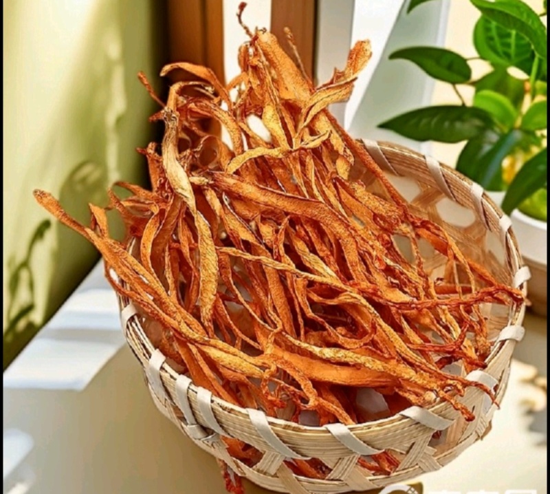 东北虫草花干货250g/袋无硫煲汤食材长条农家新货食用菌