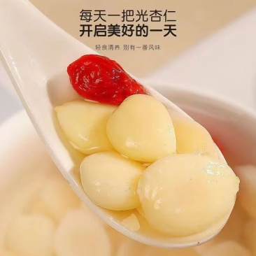 【南杏仁】承德新货去皮甜杏仁食用打豆浆坚果中药无硫新银耳百合