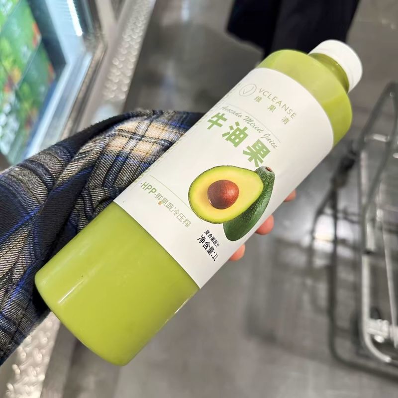 Costco开市客代购牛油果复合果蔬汁1L雪梨香蕉菠菜混合蔬