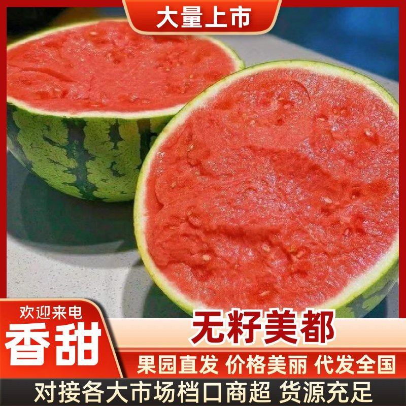 【产地直发】台农种植无籽美都麒麟西瓜货源充足欢迎联系