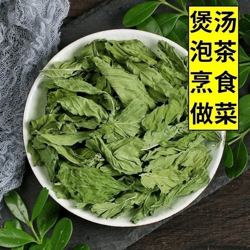 薄荷叶味道浓泡水煲汤清凉可口