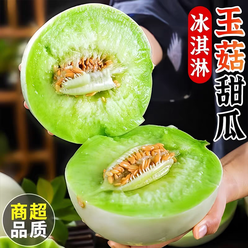 玉菇甜瓜，冰激凌玉菇甜瓜，大量上市，欢迎老板来电