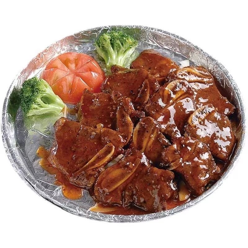 黑椒牛仔骨酒店半成品西餐商用带骨牛排牛肋排牛仔骨