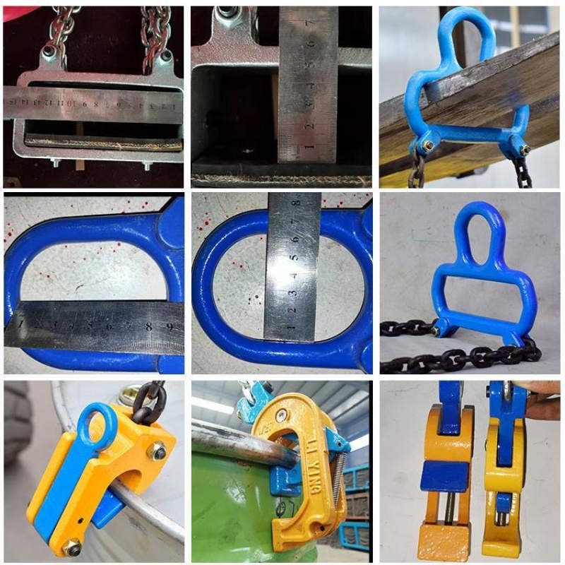 油桶吊钳叉车专用油桶钳起重吊具铁桶夹具吊钩双链夹子