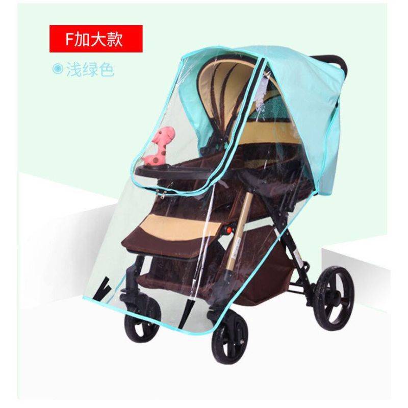 通用型婴儿车雨罩推车防风罩宝宝推车伞车防雨罩保暖罩