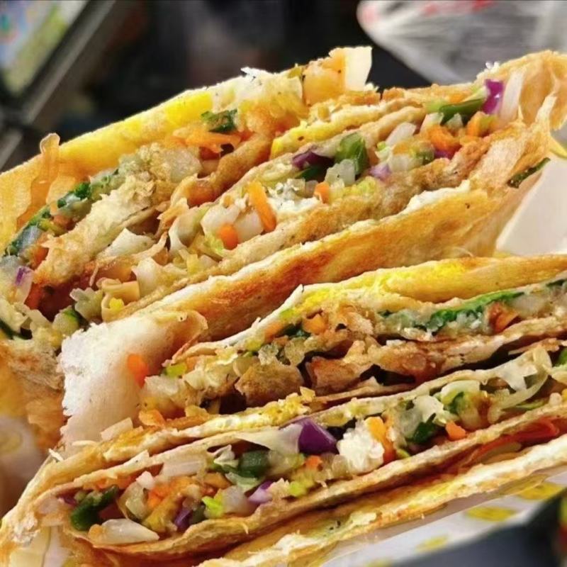 山东纯手工杂粮白面小煎饼