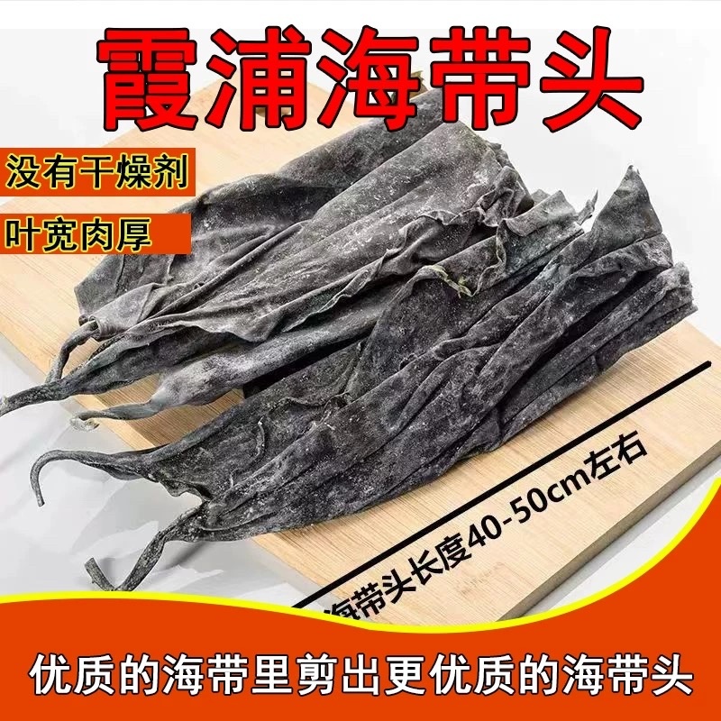 福建霞浦海带头干货特级厚实特级海带根特厚特级日晒海带