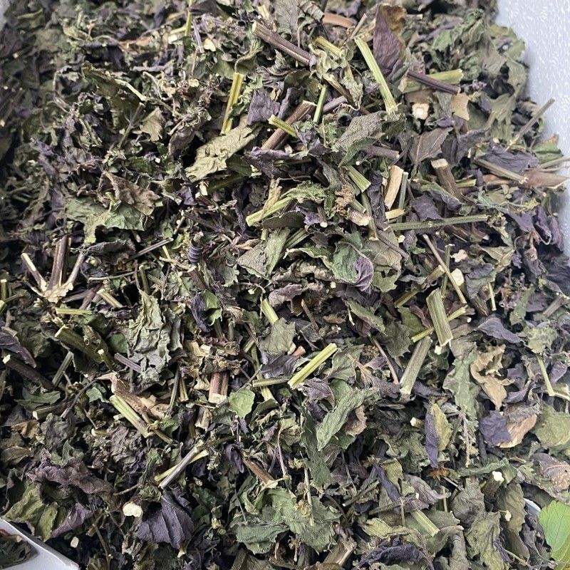 干紫苏叶食用野生紫苏叶干中药材紫苏叶茶紫苏叶粉泡茶紫苏小