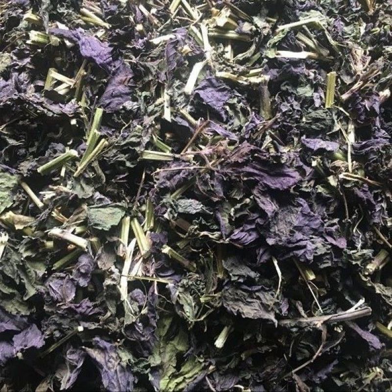 干紫苏叶食用野生紫苏叶干中药材紫苏叶茶紫苏叶粉泡茶紫苏小