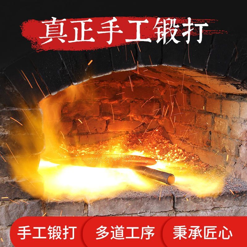 正宗章丘铁锅平底煎锅无涂层不粘锅手工锻打煎蛋牛排家用