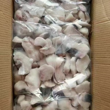 巴沙鱼柳带皮小切片，17—25g/片