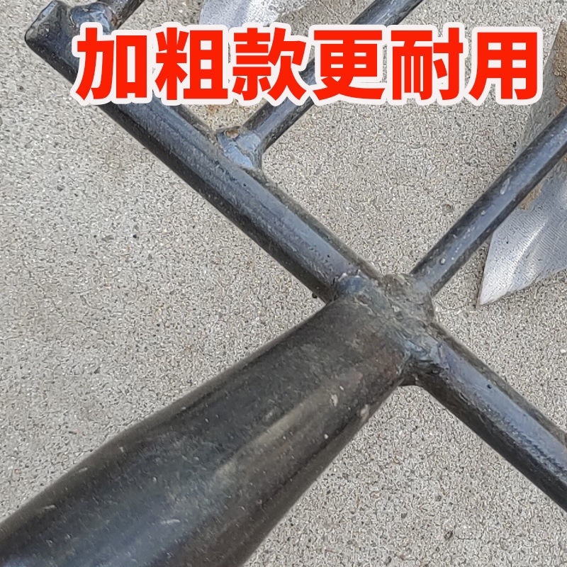 新款翻地松土五齿耙子锄草锄头尖耘锄锄头三齿锄全钢耙锄