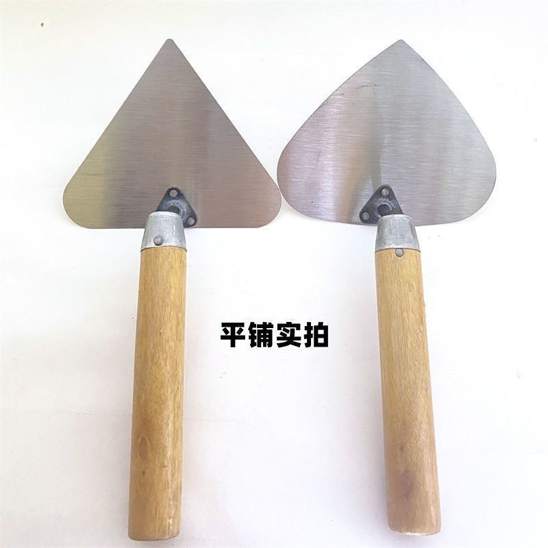 砌墙工具桃形大铲三角铲加厚砌砖刀瓦工抹泥刀收光刀建筑