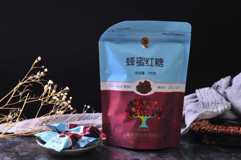 红糖工厂直供小暖糖系列老姜红糖黑糖糖块糖粉