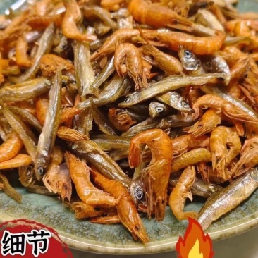 小鱼小虾干货火焙特产淡干无盐不苦小鱼仔鱼干干货杂鱼虾干