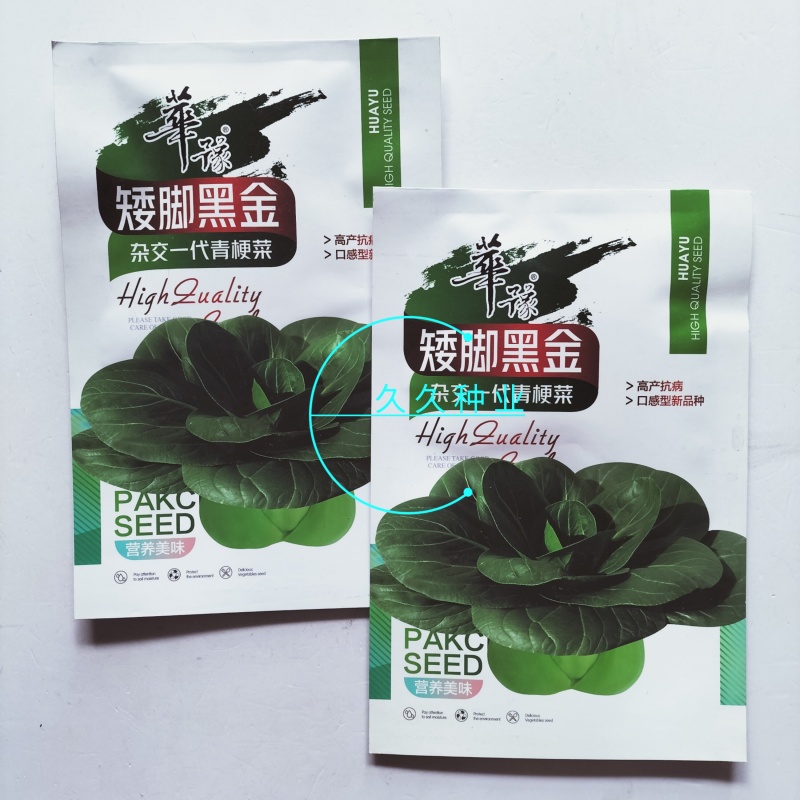 矮脚黑金杂交一代青梗菜种子束腰耐寒青菜种籽口感好四季蔬菜
