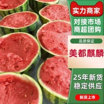 夏邑麒麟西瓜货源充足量大从优质量保证产地供应欢迎咨询