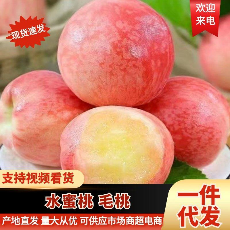 【实力商家】精品毛桃对接电商微商支持一件代发口感脆甜