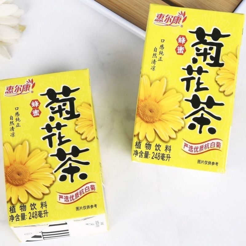 【新货】惠尔康菊花冬瓜茶248ml6瓶24瓶清爽夏日醒酒解腻