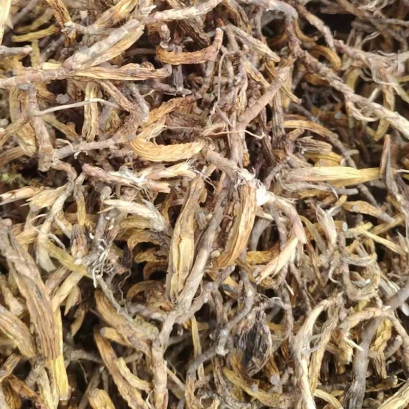纯野生果上叶干货，石橄榄双叶大果干品，精品颜色包邮。